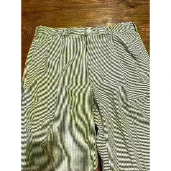 Brooks Brothers Elliot Pinstriped/Seersucker Pleated pants - Picture 10 of 12